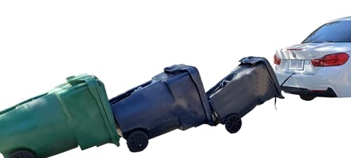 Remorquer plusieurs poubelles facilement sans attelage avec notre sangle de chariot