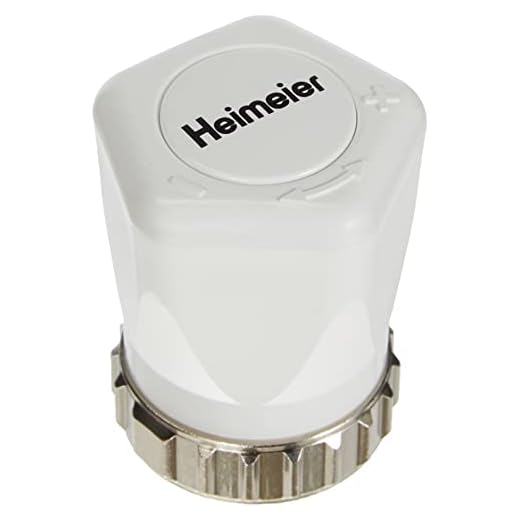 Heimeier - Cabezal de termostato para regulación manual, color blanco, 2001-00.325
