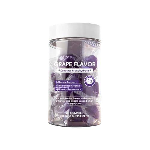 Creatine Gummies pour la force et entraînement prolongé en format pratique à croquer