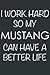 Mustang Horse Work Hard So My Can Have a Better Life: Sudoku Puzzles Easy to Hard 6X9inch_120Page