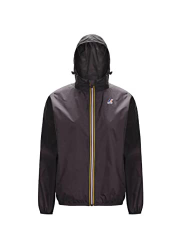 K-Way LE Vrai 3.0 Claudette Le point de force de ce modèle est le petit volume qui occupe une fois plié et emballé dans l'une des deux poches. Tissu Ripstop imperméable, hydrofuge., Usy Black Pure, S
