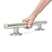 Seachrome 18 inch Bathroom Wave Grab Bar Satin Finish