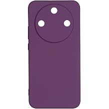 Elfia Honor Magic 8 Lite 5G ile Uyumlu K l f Silikon Mat Pastel Renkli Yumu ak Parmak  zi B rakmayan  nce Kapak Biy Mor
