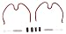 ACDelco 18K1630 Professional Rear Drum Brake Hardware Kit with Springs and Pins