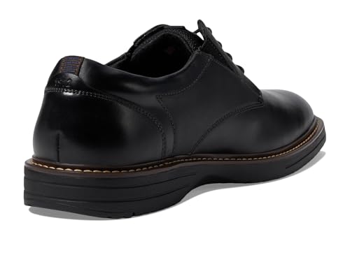 Image of Nunn Bush Griff Plain Toe Oxford Lightweight and Comfortable for All Occasions Leather Lace Up