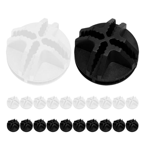 NOLITOY 30Pcs Plastic Cage Connectors Pet Playpen Shelving Storage Buckles Dogs Rabbit Guinea Pigs Indoor Wire Grid Corner Fasteners Modular Closet Cubes Replacements DIY Accessories Length 1.45 Inch