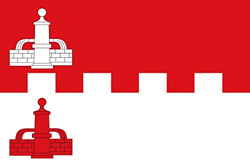 magFlags Bandera Large Municipal de Fuentes de Nava Palencia | bandera horizontal | 1.35m² | 90x150cm