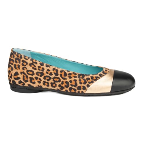 Women's Marta, Multi Black Gold Leopard Flats - 39 M (EU), 8.5 M (US)2