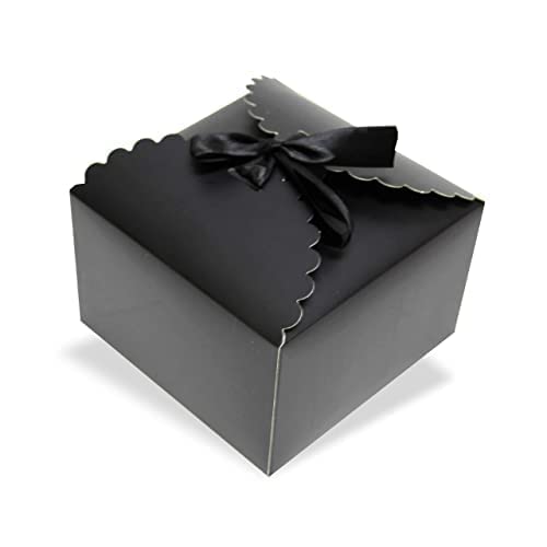 Glamifirsto Black Small Paper Gift Boxes 50 piece, size 3x3x2 inch Cardboard Kraft Papers Packaging Gift Boxes With Ribbon Parties Wrapping Storage (B0BVGJG8DF) Amazon Price History, Amazon Price Tracker