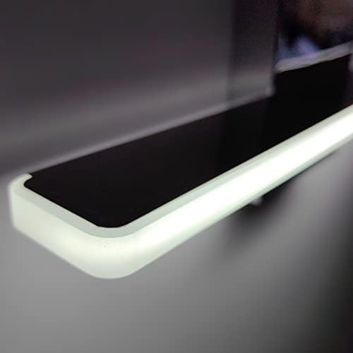 YIQAN Lampa łazienkowa LED, lustro, 40 cm, 10 W, 230 V, 6000 K, wodoszczelna, IP44, lampa ścienna