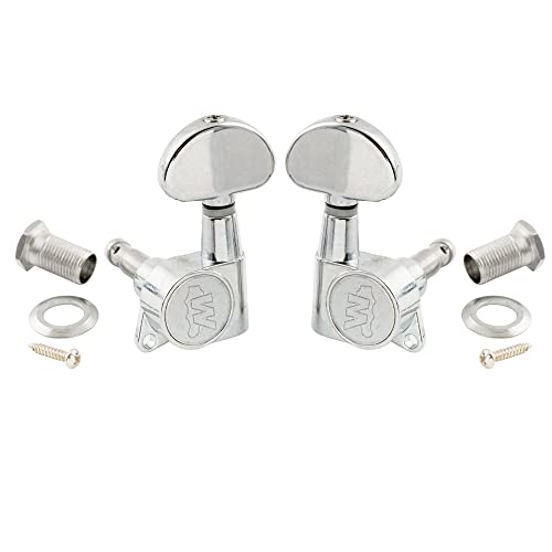 Wilkinson WJN03 3L3R EZ-Lok Guitar Tuners Machine Heads 1:19 Ratio Tuning Pegs Keys for Epiphone Les Paul SG Electric or Acoustic Guitar - Image 4