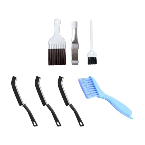 Rainway 7 pezzi pettine lamellare, condensatore pettine essiccatore, spazzola per la pulizia degli angoli, spazzola per la pulizia della cucina, pettine per la pulizia dell'essiccatore evaporatore
