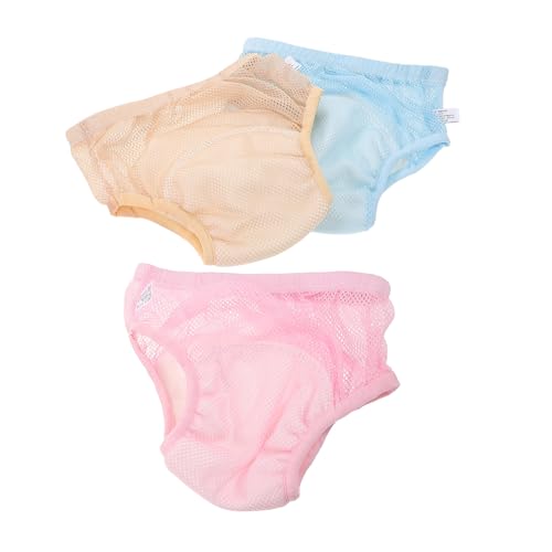 Abaodam 3 Piezas ropa interior infantil reutilizables para ajustados pantalones de entrenamiento para bebé bebé recién nacido capa impermeable de TPU.