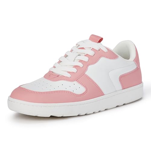 Amazon Essentials Baskets Basses Femme, Blanc Rose, 38 EU