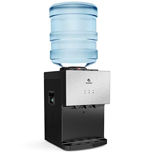 Avalon A11-Cttl Premium 3 Temperature Top Loading Countertop Water Cooler Dispenser With Child Safety Lock. Ul/Energy Star Approved-Stainless Steel #TOP2
