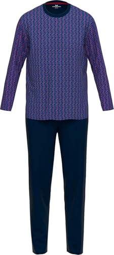 Götzburg Herren-Schlafanzug Single-Jersey Marine Größe 54