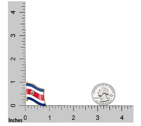 Image of vmcoatdu 1inch Country Flag Pin Badge International Travel Brooch Metal Alloy Souvenir Pin