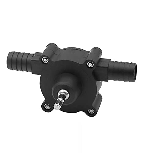 JUIYU Submersible Sump Pump Portable Electric Drill Pump, Mini Hand Self-Priming Liquid Transfer Pumps, Diesel Oil Fluid Water Pump Transfer Pump