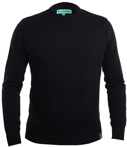 Marino Cotton Sweaters for Men - Lightweight Crewneck Men’s Pullover3