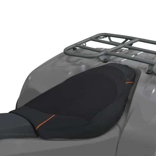 Classic Accessories QuadGear ATV Deluxe Seat Cover, Black/Grey