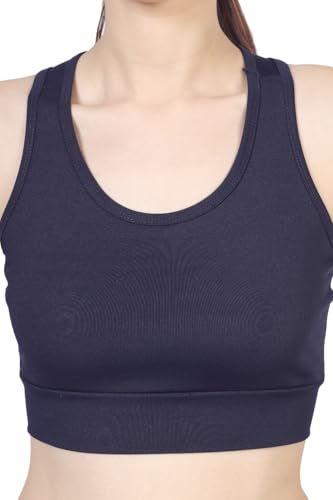 Image of Sports Bra for Women | Non-Padded High Support Gym, Yoga & Running Bra | Seamless Sweat-Wicking Polyester Workout Bra