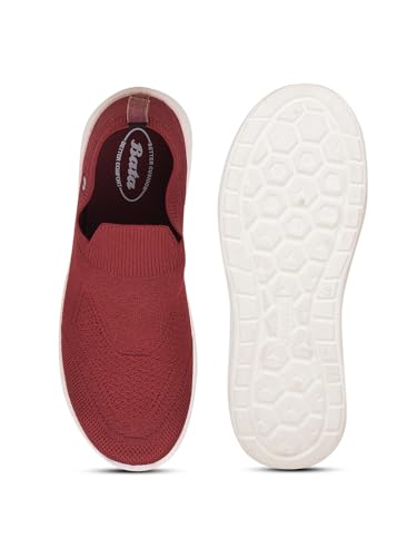 Image of Bata Men Casual Sneaker Shoes - Maroon
