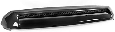 Platinum Style Front Upper Hood Bulge Molding Gloss Black Compatible with 2014-2021 Toyota Tundra