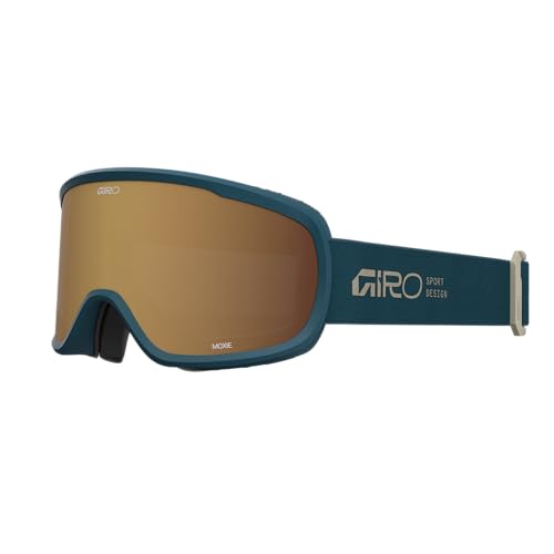 Giro Moxie Womens Snow Goggle Peacock Teal Stacked - Amber Gold & Yellow