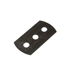 Bonum 936290 industriële messen met 3 gaten, afgeronde zijkanten (10 stuks)