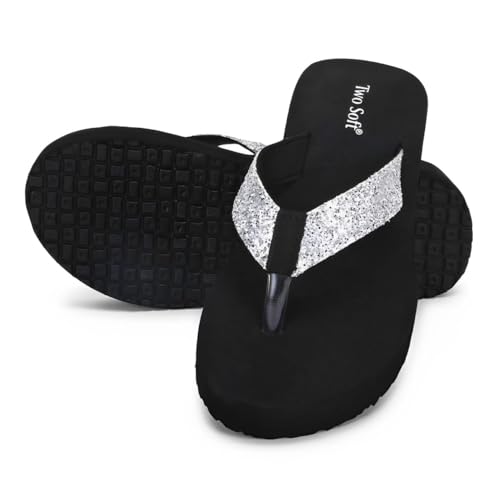 Image of BestWomen Slipper Stylish Comfortable Lightweight Soft Flaxsible Casual Flip Flop /Girls fancy chappal BZ1-P2 009