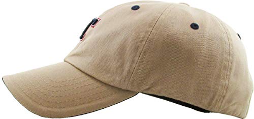 Image of A-Z Name Initial Alphabet Letter Baseball Cap for Teams Great Gift for Family Husband Wife Mom Dad Kids