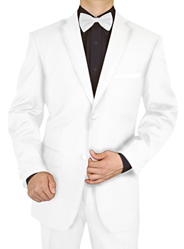GN Men's Tuxedo Suit 2 Button Jacket Flat Front Adjustable Pant2