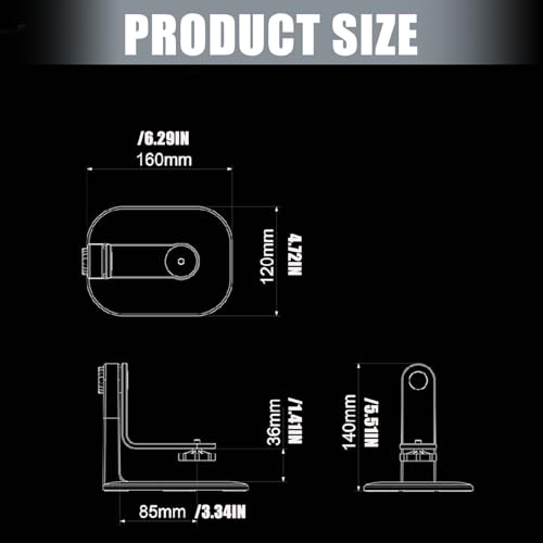 Soporte de proyector de escritorio con giro de 360 grados para ajuste perfecto de imagen 7