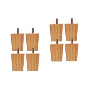 Jojofuny 303H05 Möbelbeine Holz 8 Stück
