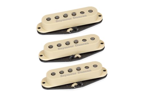 Kit Scooped Strat Cream Seymour Duncan micro guitare électrique vintage