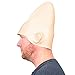 Costume Agent Cone Bald Head Halloween Conical Alien Skull Egg Head Cosplay (ADULT)