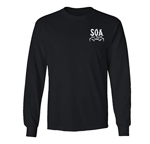 Sons of Anarchy Jax Teller Armed Adult Long Sleeve T-Shirt - M Black