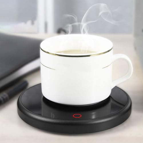 Coffee Cup Warmer | Electric Beverage Thermostat Coaster | Mug Warmer for Desk | for Table Kitchen Apartment Dormitory Tea Drink Cafe