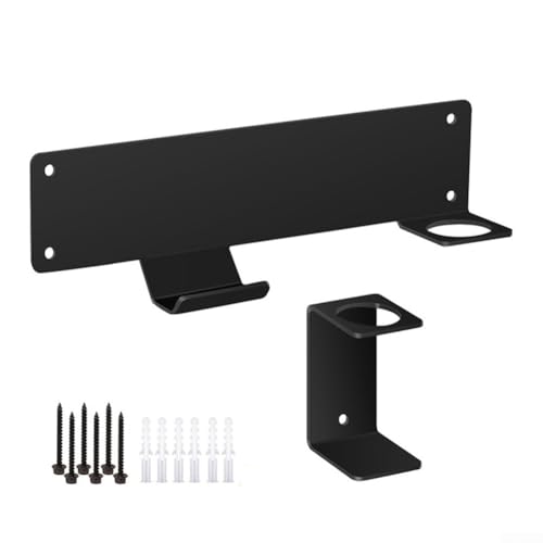 Wagenheberhalter aus Stahl mit robusten Haken zur effizienten Aufbewahrung von hydraulischen Wagenhebern und Werkzeugen in Garagen- oder Werkstatteinstellungen