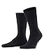Produktbild FALKE Herren Socken Airport Plus M So Wolle Baumwolle einfarbig 1 Paar, Schwarz Black 3000, 43-44