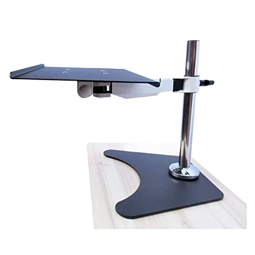 Soporte para ordenador portátil robusto con base de metal de 10 kg acabado premium negro