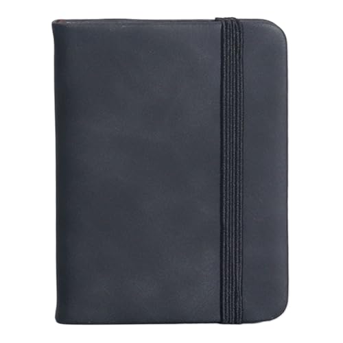 TXLEAPEY Lot de 3 mini-carnets notes poche portables A7, agenda, mémo, papeterie scolaire et bureau(Black)