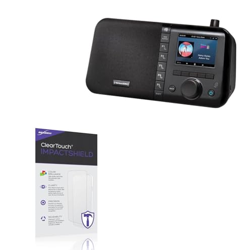 BoxWave Screen Protector Compatible with SiriusXM Wi-Fi Sound Station (GDISXTTR3) - ClearTouch ImpactShield (2-Pack), Impenetrable Screen Protector Flexible Film