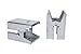 Century Drill & Tool 72998 2x4 Sawhorse Brackets, Set of 8, Galvanized, Compact Storage