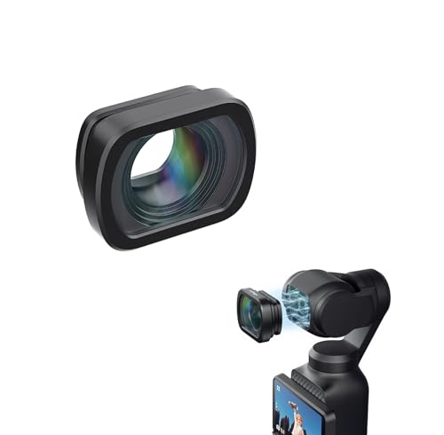 SHEAWA for DJI Osmo Pocket 3 マイクロレンズ 磁気吸着 脱着便利 アルミ+光学ガラス クローズアップ撮影 軽量 頑丈 マグネット固定 安定性 アクセサリー