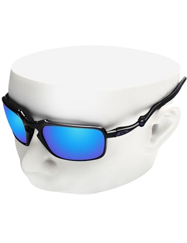 Image of OOWLIT Replacement Lenses Compatible with Oakley Badman OO6020 Sunglass Ice Non-polarized