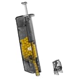 ARSUK Speedloader 6 mm mit Adapter – 90 BBS – Schwarz – Schnelllader für Kunststoff-BBS – Kompaktes Taschenformat