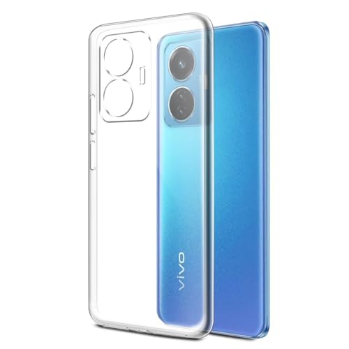 Image of COVERBLACK Rubber Back Cover for IQOO I2126 / IQOO Z6 Pro 5G - Transparent