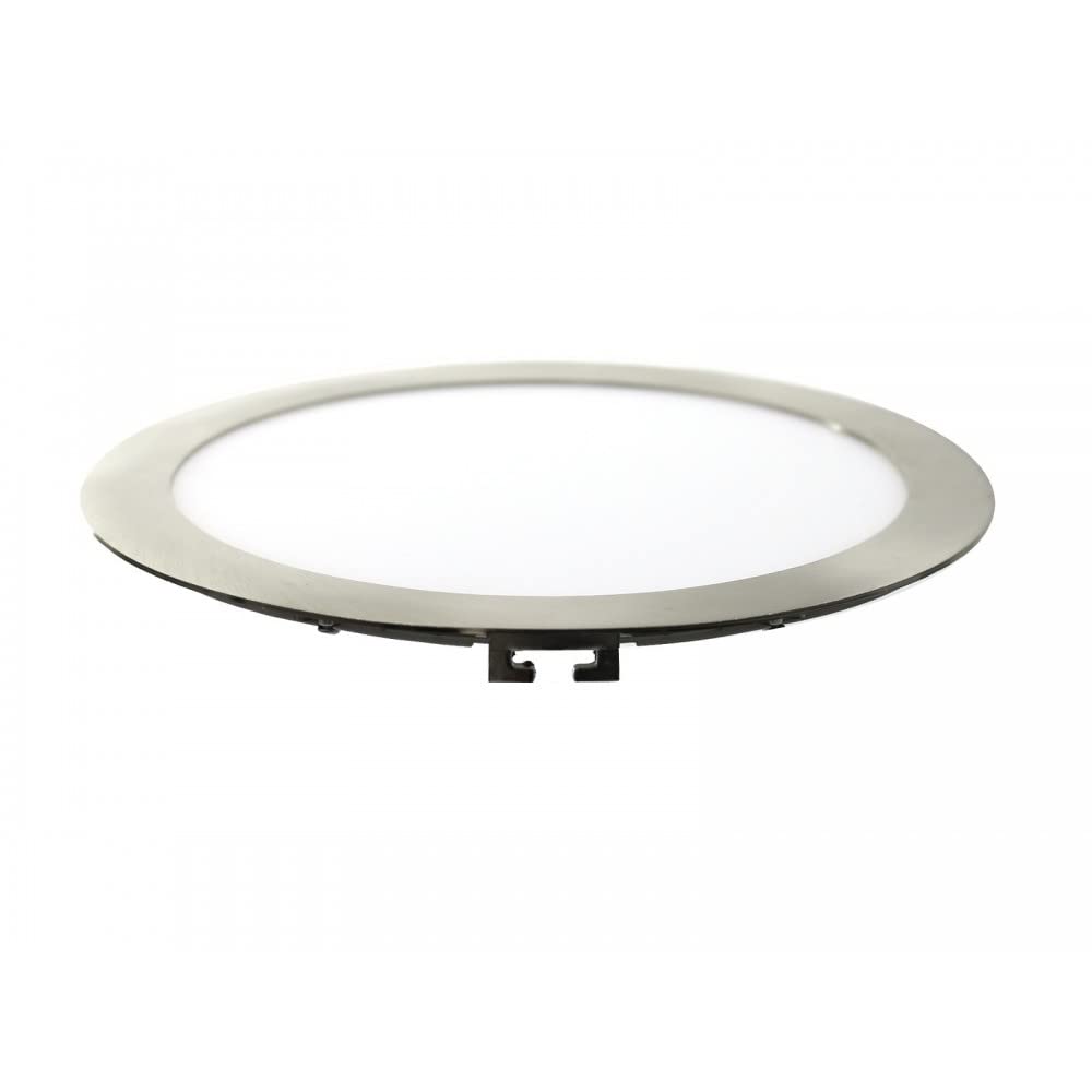 JANDEI LED Einbau-Downlight 18 W, Flach, Warmweiß 3000 K – Inkl. Transformator, Ø 200 Mm