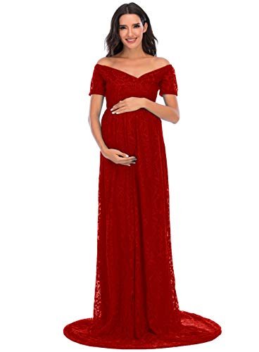 Robe de maternité en dentelle florale robe de demoiselle d'honneur haut de gamme
